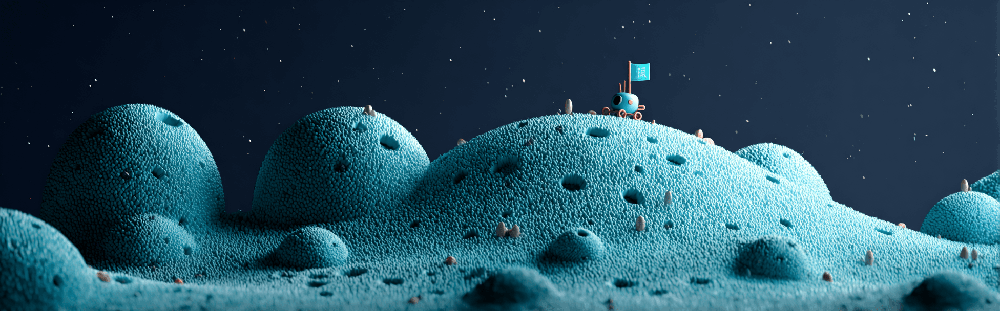 Moon surface